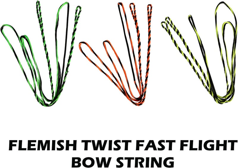 DEERACE D97 Handmade Flemish Twist Fast Flight Bow String Replacement Bowstring for Traditional Longbow Recurve Bow - Image 4